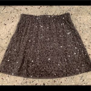 Garnet Hill Sequin Skirt